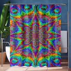 Mandala, Pattern, Abstraction, Colorful, Hd Phone Shower Curtain 60  X 72  (medium)  by nateshop