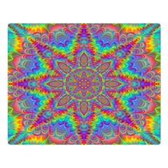 Mandala, Pattern, Abstraction, Colorful, Hd Phone Two Sides Premium Plush Fleece Blanket (large) by nateshop