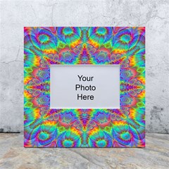 Mandala, Pattern, Abstraction, Colorful, Hd Phone White Box Photo Frame 4  X 6  by nateshop