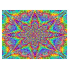 Mandala, Pattern, Abstraction, Colorful, Hd Phone Premium Plush Fleece Blanket (extra Small) by nateshop