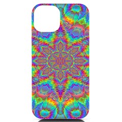 Mandala, Pattern, Abstraction, Colorful, Hd Phone Iphone 14 Black Uv Print Case by nateshop