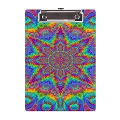 Mandala, Pattern, Abstraction, Colorful, Hd Phone A5 Acrylic Clipboard by nateshop