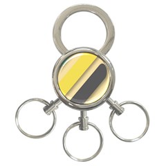 Minimalist, Abstract, Android, Background, Desenho 3-ring Key Chain by nateshop