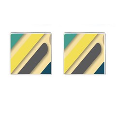 Minimalist, Abstract, Android, Background, Desenho Cufflinks (square) by nateshop