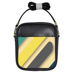 Minimalist, Abstract, Android, Background, Desenho Girls Sling Bag by nateshop