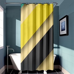 Minimalist, Abstract, Android, Background, Desenho Shower Curtain 36  X 72  (stall)  by nateshop