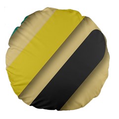 Minimalist, Abstract, Android, Background, Desenho Large 18  Premium Round Cushions by nateshop