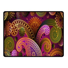 Paisley Pattern, Abstract Colorful, Texture Background, Hd Fleece Blanket (small) by nateshop