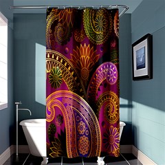 Paisley Pattern, Abstract Colorful, Texture Background, Hd Shower Curtain 36  X 72  (stall)  by nateshop