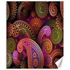 Paisley Pattern, Abstract Colorful, Texture Background, Hd Canvas 20  X 24  by nateshop