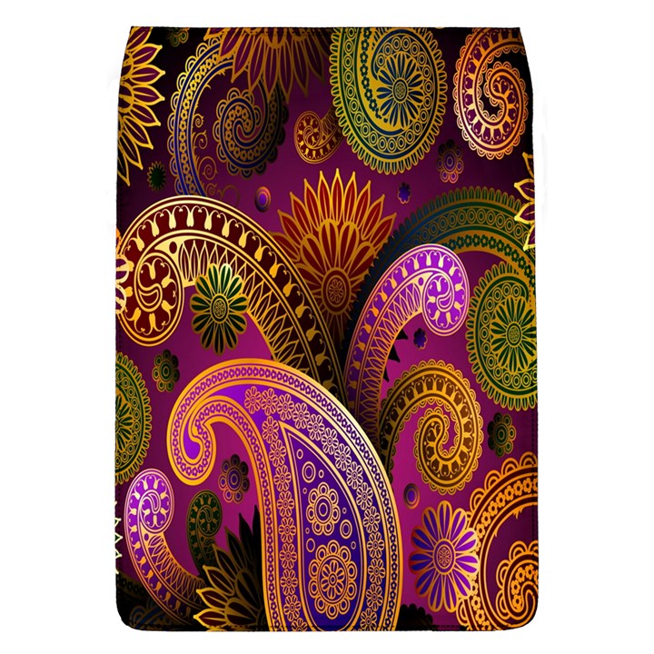 Paisley Pattern, Abstract Colorful, Texture Background, Hd Removable Flap Cover (L)