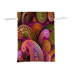 Paisley Pattern, Abstract Colorful, Texture Background, Hd Lightweight Drawstring Pouch (s) by nateshop