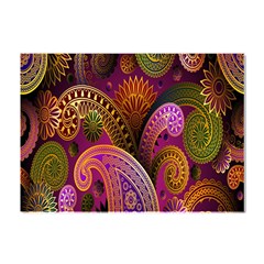 Paisley Pattern, Abstract Colorful, Texture Background, Hd Crystal Sticker (a4) by nateshop