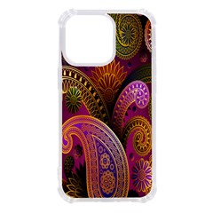 Paisley Pattern, Abstract Colorful, Texture Background, Hd Iphone 13 Pro Tpu Uv Print Case by nateshop