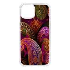 Paisley Pattern, Abstract Colorful, Texture Background, Hd Iphone 14 Tpu Uv Print Case by nateshop