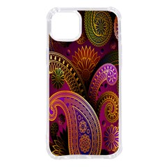 Paisley Pattern, Abstract Colorful, Texture Background, Hd Iphone 14 Plus Tpu Uv Print Case by nateshop