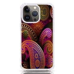 Paisley Pattern, Abstract Colorful, Texture Background, Hd Iphone 13 Pro Tpu Uv Print Case by nateshop