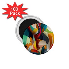 Pattern Calorful 1 75  Magnets (100 Pack)  by nateshop