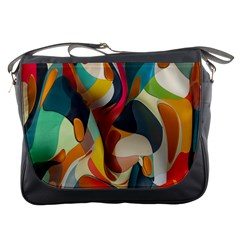 Pattern Calorful Messenger Bag by nateshop