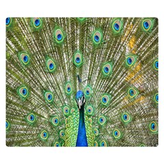 Peacock,army 1 Premium Plush Fleece Blanket (small) by nateshop