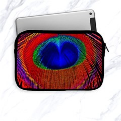 Peacock-feathers,blue 1 Apple Ipad Mini Zipper Cases by nateshop