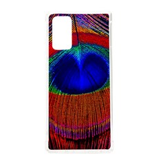 Peacock-feathers,blue 1 Samsung Galaxy Note 20 Tpu Uv Case by nateshop