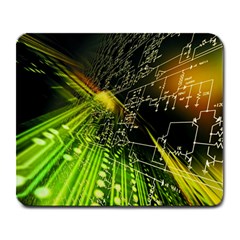 Machine Technology Circuit Electronic Computer Technics Detail Psychedelic Abstract Pattern Large Mousepad by Sarkoni