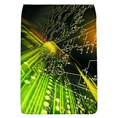 Machine Technology Circuit Electronic Computer Technics Detail Psychedelic Abstract Pattern Removable Flap Cover (l) by Sarkoni