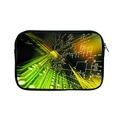 Machine Technology Circuit Electronic Computer Technics Detail Psychedelic Abstract Pattern Apple Ipad Mini Zipper Cases by Sarkoni