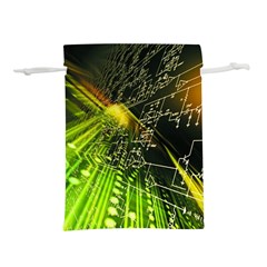 Machine Technology Circuit Electronic Computer Technics Detail Psychedelic Abstract Pattern Lightweight Drawstring Pouch (s) by Sarkoni