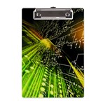 Machine Technology Circuit Electronic Computer Technics Detail Psychedelic Abstract Pattern A5 Acrylic Clipboard Front