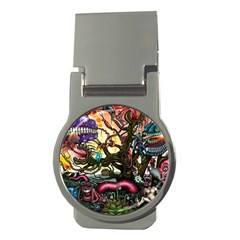 Psychedelic Funky Trippy Money Clips (round)  by Sarkoni