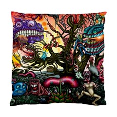 Psychedelic Funky Trippy Standard Cushion Case (two Sides) by Sarkoni