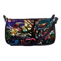 Psychedelic Funky Trippy Shoulder Clutch Bag by Sarkoni