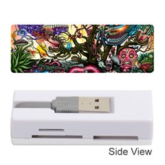 Psychedelic Funky Trippy Memory Card Reader (stick) by Sarkoni