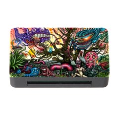 Psychedelic Funky Trippy Memory Card Reader With Cf by Sarkoni