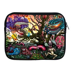 Psychedelic Funky Trippy Apple Ipad 2/3/4 Zipper Cases by Sarkoni