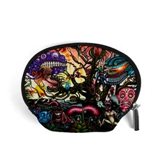 Psychedelic Funky Trippy Accessory Pouch (small) by Sarkoni