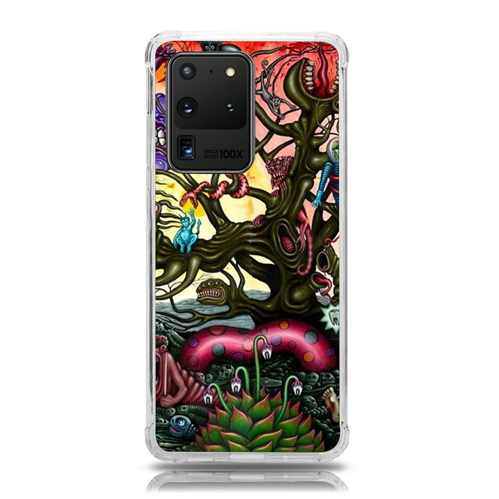 Psychedelic Funky Trippy Samsung Galaxy S20 Ultra 6.9 Inch TPU UV Case