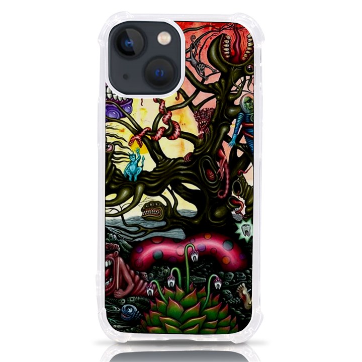 Psychedelic Funky Trippy iPhone 13 mini TPU UV Print Case