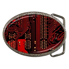 Technology Computer Circuit Belt Buckles by Sarkoni