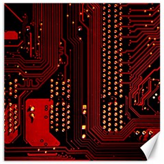 Technology Computer Circuit Canvas 16  X 16  by Sarkoni