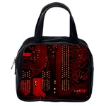 Technology Computer Circuit Classic Handbag (Two Sides) Back