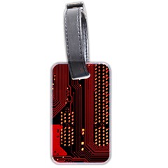 Technology Computer Circuit Luggage Tag (two Sides) by Sarkoni