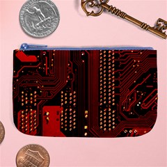 Technology Computer Circuit Large Coin Purse by Sarkoni