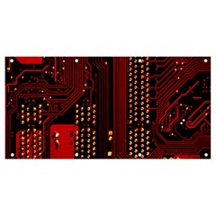 Technology Computer Circuit Banner And Sign 8  X 4  by Sarkoni