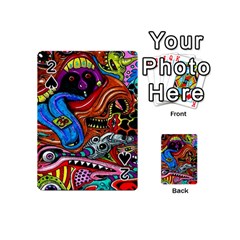 Psychedelic Trippy Hippie  Weird Art Playing Cards 54 Designs (mini) by Sarkoni