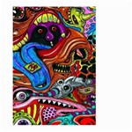 Psychedelic Trippy Hippie  Weird Art Large Garden Flag (Two Sides) Front