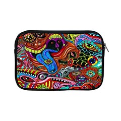 Psychedelic Trippy Hippie  Weird Art Apple Ipad Mini Zipper Cases by Sarkoni