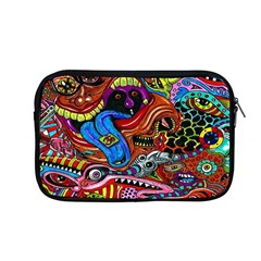 Psychedelic Trippy Hippie  Weird Art Apple Macbook Pro 13  Zipper Case by Sarkoni